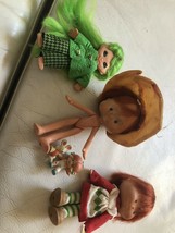 Vintage Flatsy Doll And Strawberry Shortcake Dolls - £62.90 GBP
