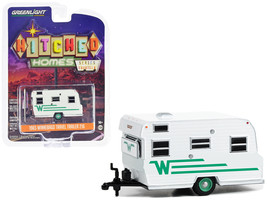 1965 Winnebago Travel Trailer 216 White with Green Stripes &quot;Hitched Homes&quot; Se... - £15.82 GBP