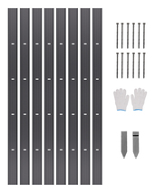 VEVOR Metal Landscape Edging, 8 Packs 72 in Rust-Resistant Landscape Edging - $96.90