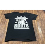 “Know Your Roots” Men’s Black T-Shirt - Large - $3.50