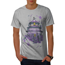 Wellcoda Chaina Art Temple Mens T-shirt, Religion Graphic Design Printed Tee - £14.82 GBP+