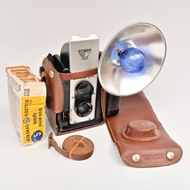 Vintage Argus Argoflex 75 TLR Medium Format 620 Film Camera w/ Case Flas... - $23.33