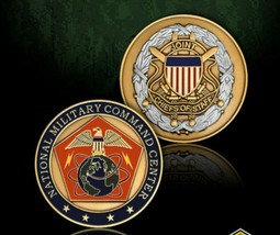 NATIONAL MILITARY COMMAND CENTER CHIEFS OF STAFF 1.75&quot; CHALLENGE COIN - £31.26 GBP