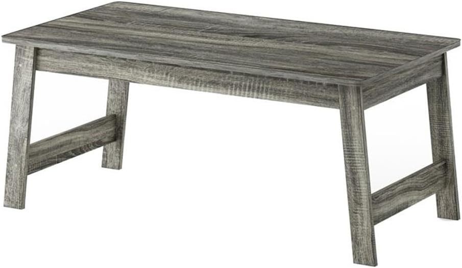 Furinno Beginning Coffee Table: 19 X 35 X 15 X 63 Inches; French Oak Grey. - $46.92