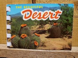 Vintage Souvenir Photo Book 1970s 4x3 The Beautifu l Desert by Bob Petle... - $18.67