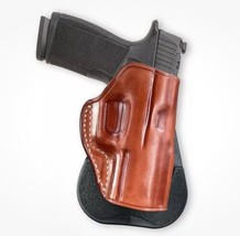 Fits SIG Sauer P365 XMacro 9mm 3.7”BBL Leather Paddle Holster Open Top #... - $64.99