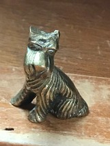 Miniature Solid Brass Airedale Terrier Puppy Dog Figurine – 1.25 inches ... - £9.02 GBP
