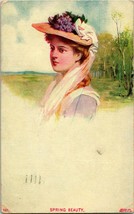 Vtg Postcard 1908 Porter Vintage Ladies - Spring Beauty - £7.91 GBP