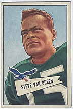 Steve Van Buren 1952 Bowman Small Card #45 (Eagles/LSU) - £23.91 GBP