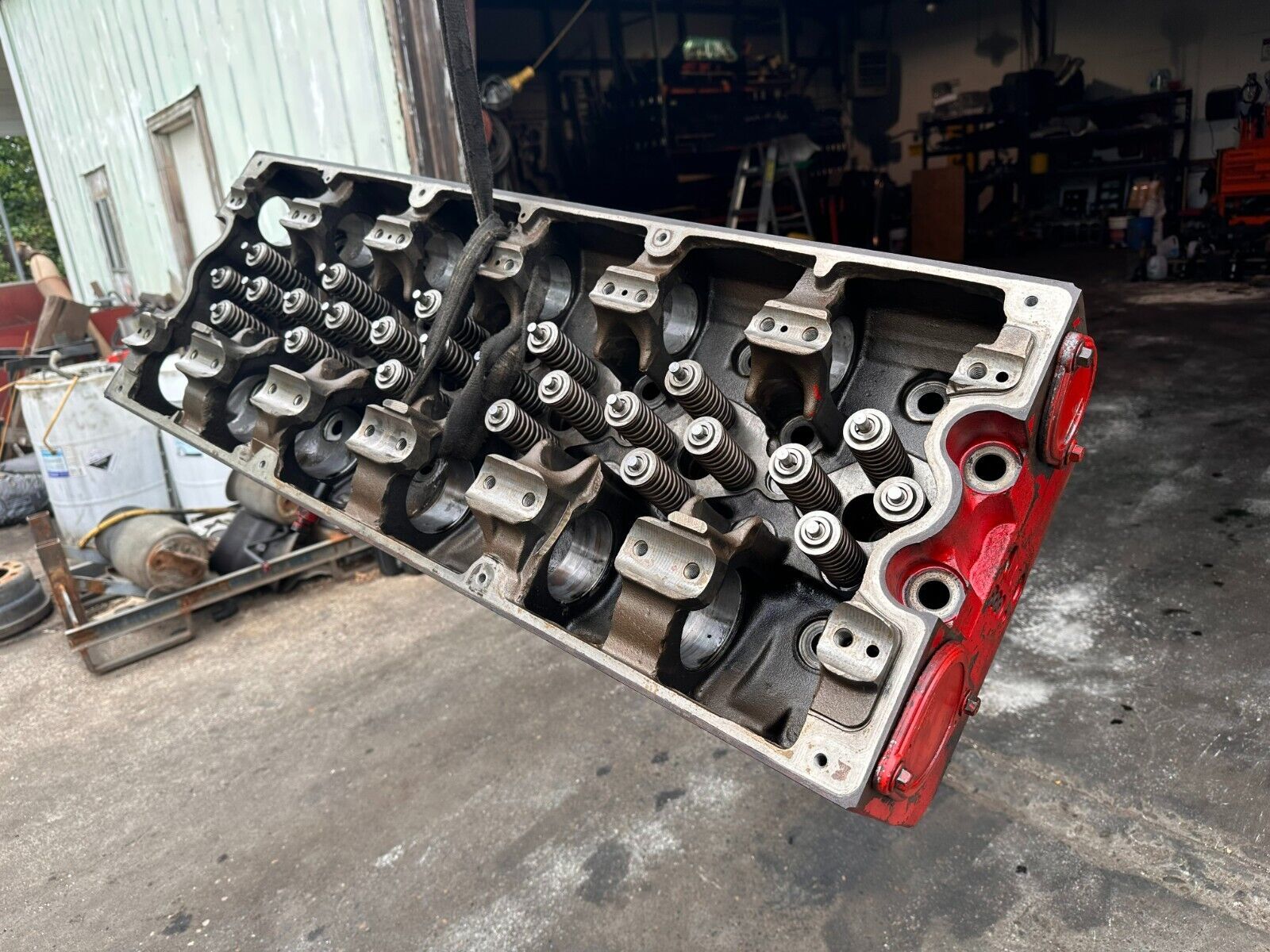 Cummins ISX 15 DOHC Diesel Engine Cylinder Head with valves loaded 49257... - $1,987.10