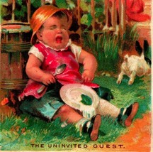 VTG The Great Atlantic &amp; Pacific Tea Co Crying Baby The Uninvited Guest ... - $19.75