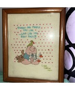 Vintage 1984 Ziggy embroidery needle point - $16.66