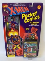 Vintage 1994 Toy Biz Marvel X-MEN Pocket Comics Jet Hangar Playset Toy, Moc! - £15.98 GBP