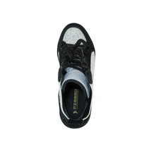 Men High Top Shoes By FIESSO AURELIO GARCIA ,Fancy Rhine stones 2402 Black White image 7