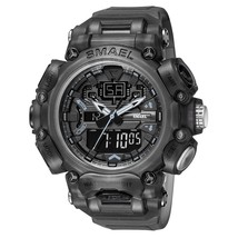 SMAEL Sports Watch Men Digital Double Display Watches  Youth Military Mens Water - £30.65 GBP