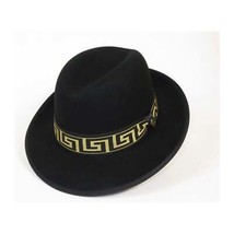 Bruno Capelo Hat Australian Wool Fedora Princeton Elite 2-Tone PRE501 Black Gold image 2