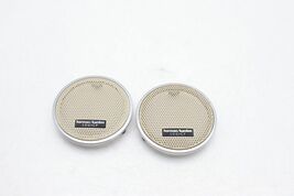 06-09 RANGE ROVER FRONT REAR LEFT RIGHT DOOR SPEAKER TRIM COVERS PAIR E3334 image 2