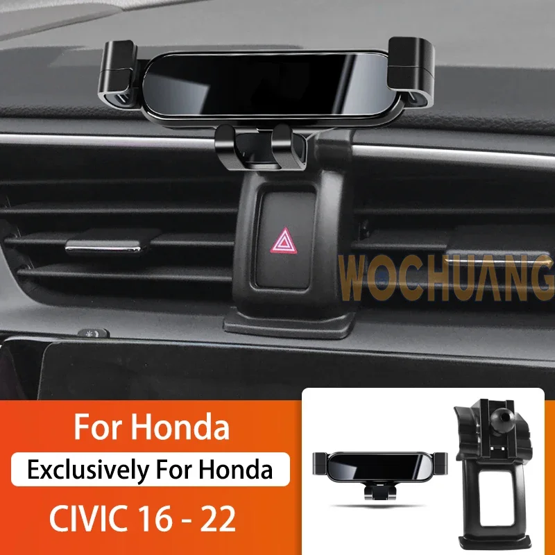 Car Mobile Phone Holder For Honda Civic 2016-2022 360 Degree Rotating GPS - £17.30 GBP