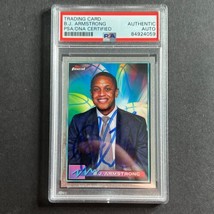 1989-2000 Topps Finest #47 B.J. Armstrong Signed Card AUTO PSA Slabbed Warriors - £63.26 GBP
