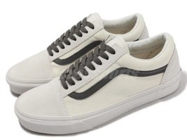 Vans Old Skool Pewter White Vintage Men LifeStyle Shoes Size 13 VN0005UFPWT - £52.59 GBP