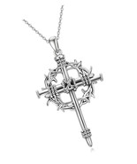 Collana Ankh in argento sterling occhio di Horus croce collana simbolo a... - $2,364.13 MXN