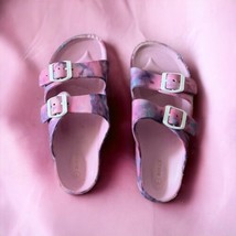 Pink/Purple Rouge Girls Size 7 Double Strap Sandals - £7.81 GBP