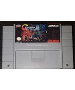 Contra 3 The Alien Wars SNES Video Game Cartridge Super Nintendo Tested ... - $20.49