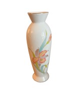 Otagiri Orchid Mist Bud Vase Made in Japan 6.75 in Gold Trim Rim - £7.78 GBP