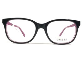 Guess GU9175 005 Kids Eyeglasses Frames Black Pink Square Full Rim 48-16-135 - £21.89 GBP