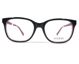 Guess GU9175 005 Kids Eyeglasses Frames Black Pink Square Full Rim 48-16-135 - £20.81 GBP