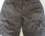 The North Face Brown Green Roll Tab Shorts Inner Drawstring Mesh Stow Po... - £25.00 GBP