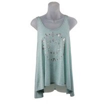 Tunic Tank Top Shirt Junior M Sz 7-9 Zodiac Healing Crystals Sleeveless ... - £7.44 GBP