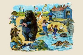 The Hippo&#39;s Costume was too Small by Half by G.H. Thompson - Art Print - £17.30 GBP+