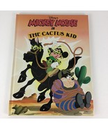 Disney&#39;s Mickey Mouse In The Cactus Kid Hardcover Book Vintage 1990 Goof... - £11.63 GBP