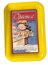 Vintage 1997 Cambell’s Kids Tin Serving Tray - Optimist Yellow - $7.69