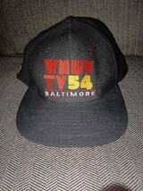 Vintage WNUV TV 54 Baltimore UPN Embroidered Baseball Cap 90&#39;s NOS - $29.99
