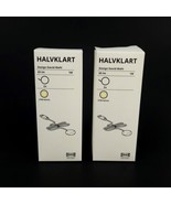 (Lot of 2) Ikea Halvklart 2 Pack LED Cabinet Spotlight White Bookshelf L... - £20.54 GBP