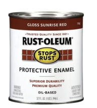 Rust-Oleum 7762 Quart Sunshine Red Enamel Gloss Paint - $33.79