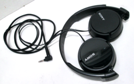 Sony MDR-ZX110 Wired Ear-Pad (On the Ear) Headband Headphones in Black - $9.49