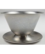 Vintage Stainless Steel Gravy Boat / Bowl &amp; Underplate Marked 18/8 Denma... - £17.77 GBP