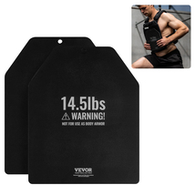 VEVOR Weight Vest Plates, 14.5 LB Pairs, Premium Steel plates, Contoured... - $52.99