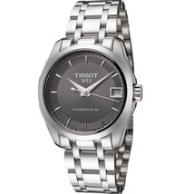 Tissot Women&#39;s Couturier Black Dial Watch - T0352071106100 - £391.08 GBP