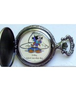 Disney COWBOY Limited Edition Mickey Mouse Pocket Watch! He is Pictured ... - £131.50 GBP