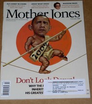Barack Obama Mother Jones Magazine Vintage 2009 - £19.74 GBP