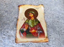 Orthodox Christian Icon of Saint Martyr Juliana of Nicomedia, Sveta Juli... - $13.00