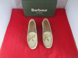 BARBOUR Nadia Driving Loafer Flats $150 Cream - US Size 9 - UK 7   -  #549 - £35.49 GBP