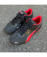 Puma Black w/ Red Low Cut Men&#39;s Athletic Shoes Size 10 Model 189873-08 - £22.95 GBP