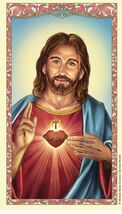 Sagrado Corazon de Jesus, Oración Matutina, Laminada en Español, Nueva #... - $4.20 CAD