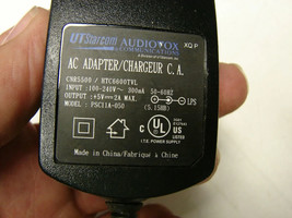 Audiovox 5V 2 A AC Power Adapter CNR5500/ HTC6600TVL PSC11A-050 incl ada... - £13.89 GBP