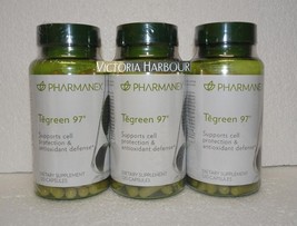 Three pack: Nu Skin Nuskin Pharmanex Tegreen 97 120 Capsules SEALED x3 - £151.07 GBP